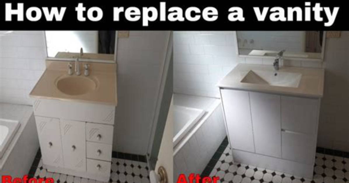 How Do I Replace My Bathroom Vanity Countertop?