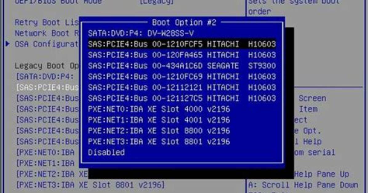 How Do I Reset Bios Boot Order?