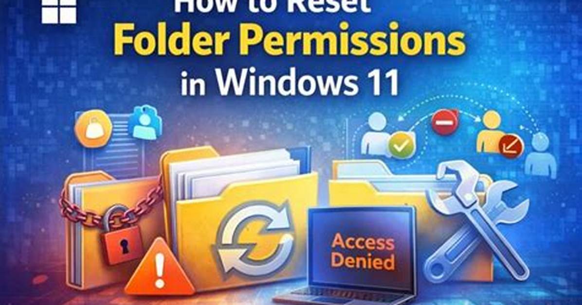 How Do I Reset Folder Permissions in Windows 7?