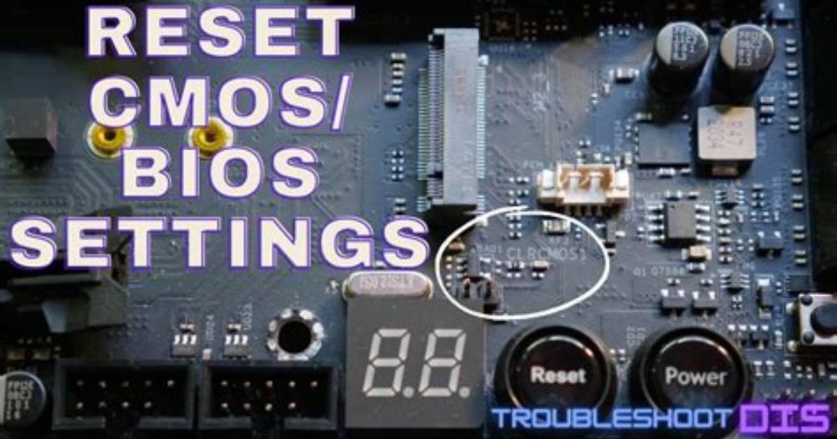 How Do I Reset My Bios?