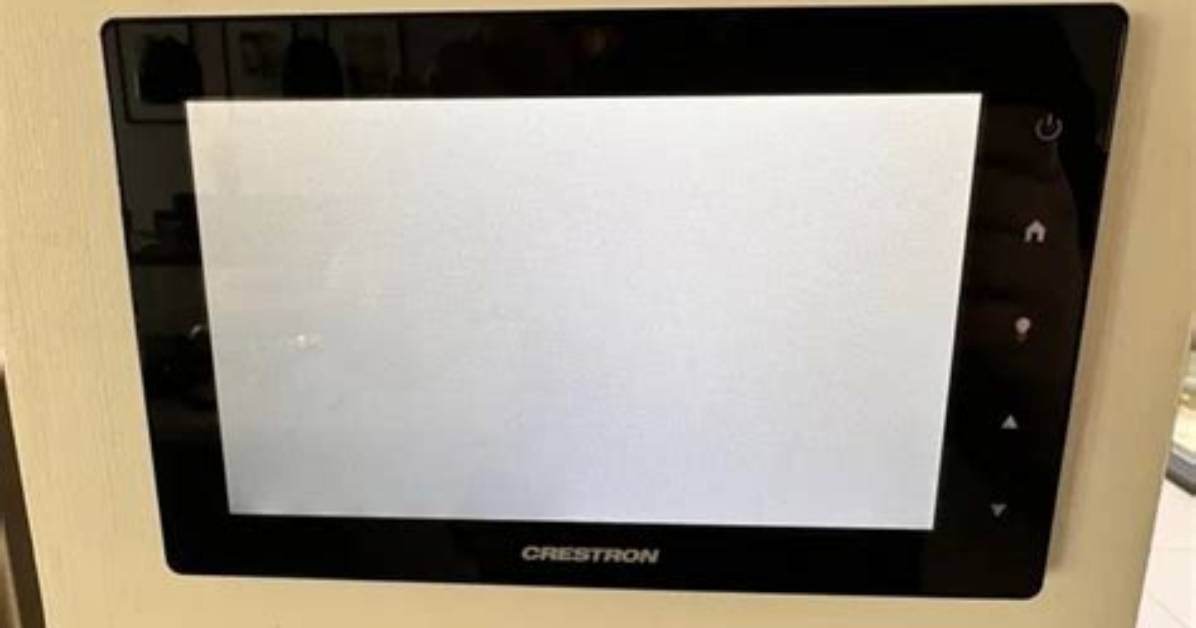 How Do I Reset My Crestron Touch Panel?