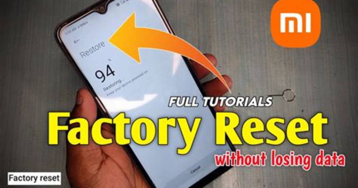 How Do I Reset My Mi 4 Phone?