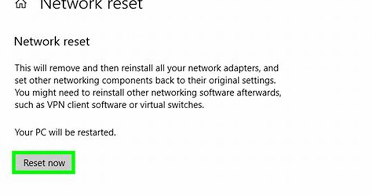 How Do I Reset My Wireless Adapter Windows Vista?