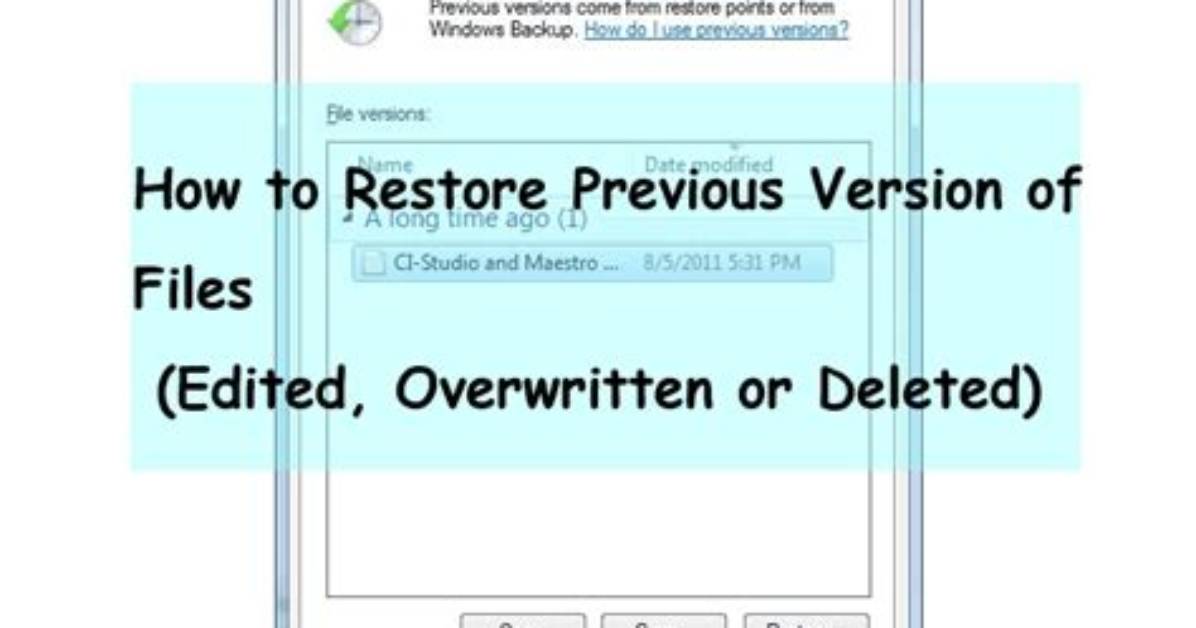 How Do I Restore a Previous Version of iOS?