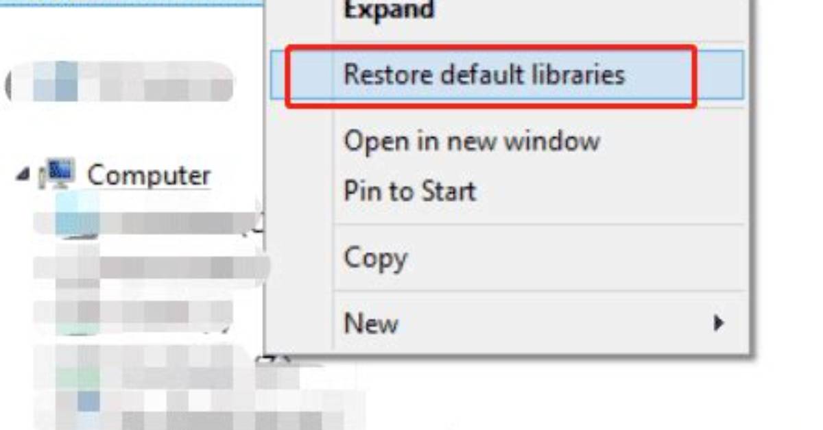 How Do I Restore Libraries in Windows 7?