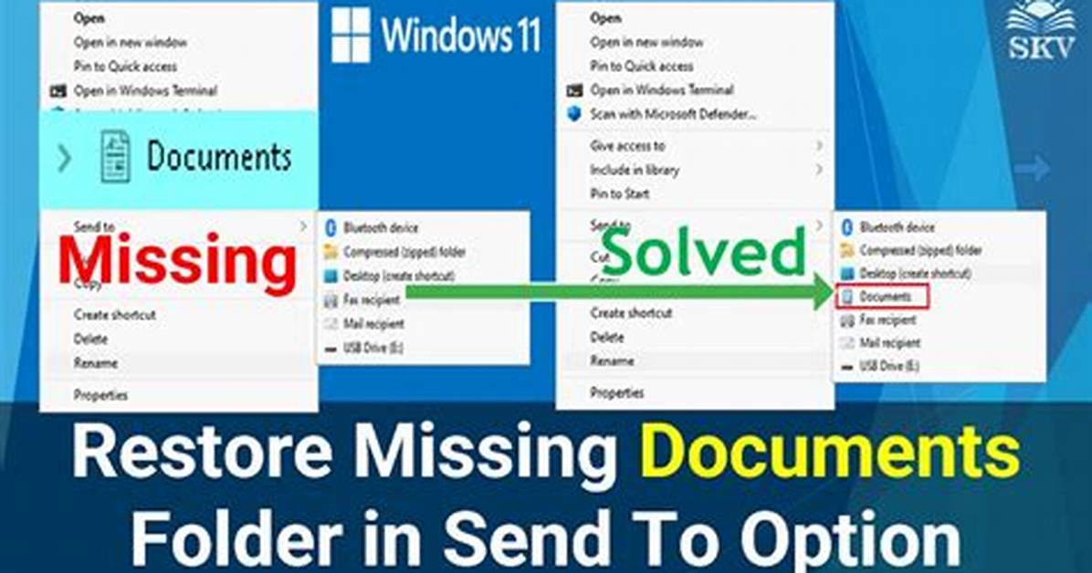 How Do I Restore My Documents Folder in Windows 7?