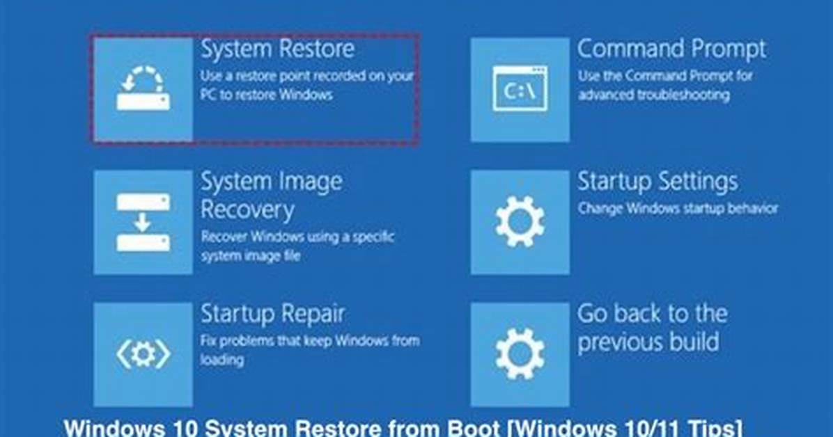 How Do I Restore Windows 10 Using Last Known Good Configuration?