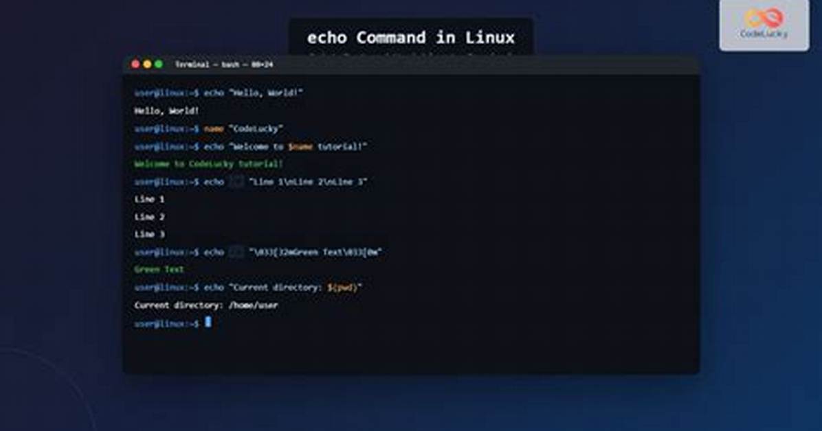 How Do I Return in Linux?