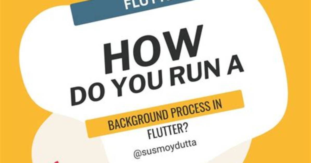 How Do I Run a Background Process in Unix?