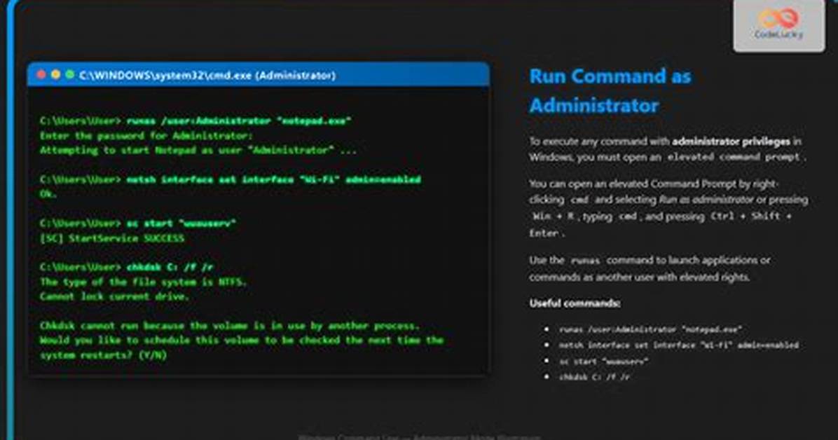 How Do I Run a Command?