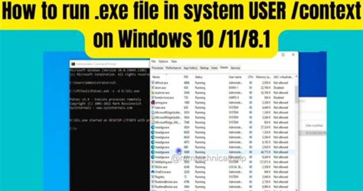 How Do I Run Exe on Windows 7?