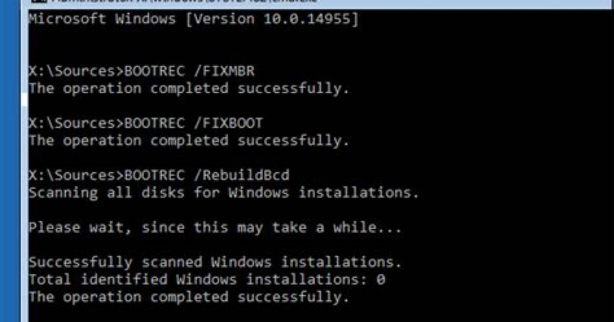 How Do I Run Fixboot on Windows 10?