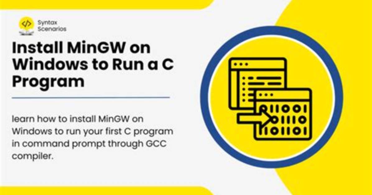 How Do I Run Mingw on Windows 10?