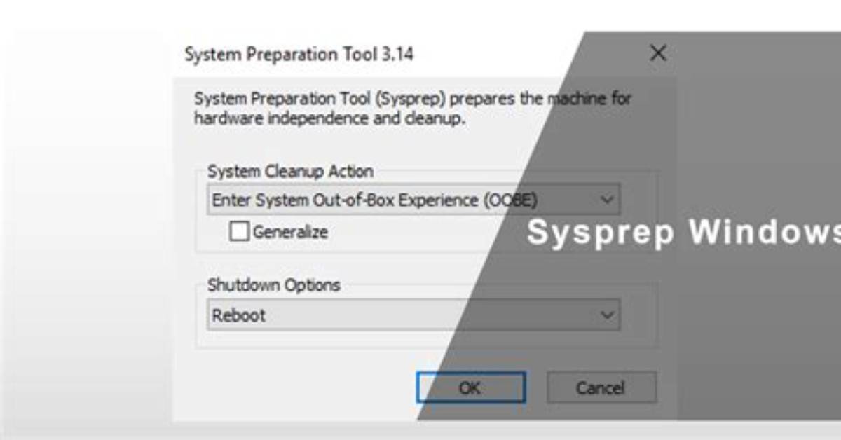 How Do I Run Sysprep