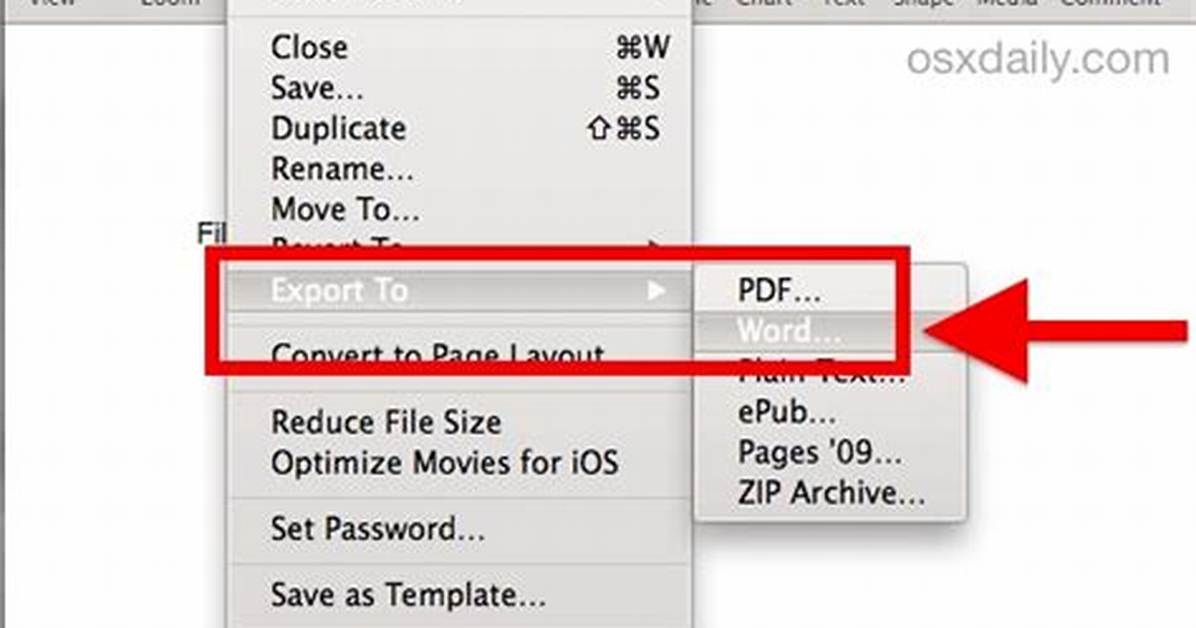 How Do I Save a Pages File as a Jpeg?