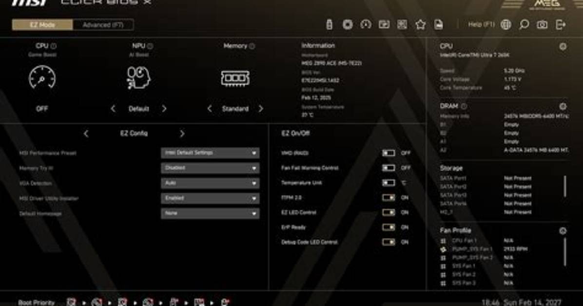 How Do I Save My Bios Profile?