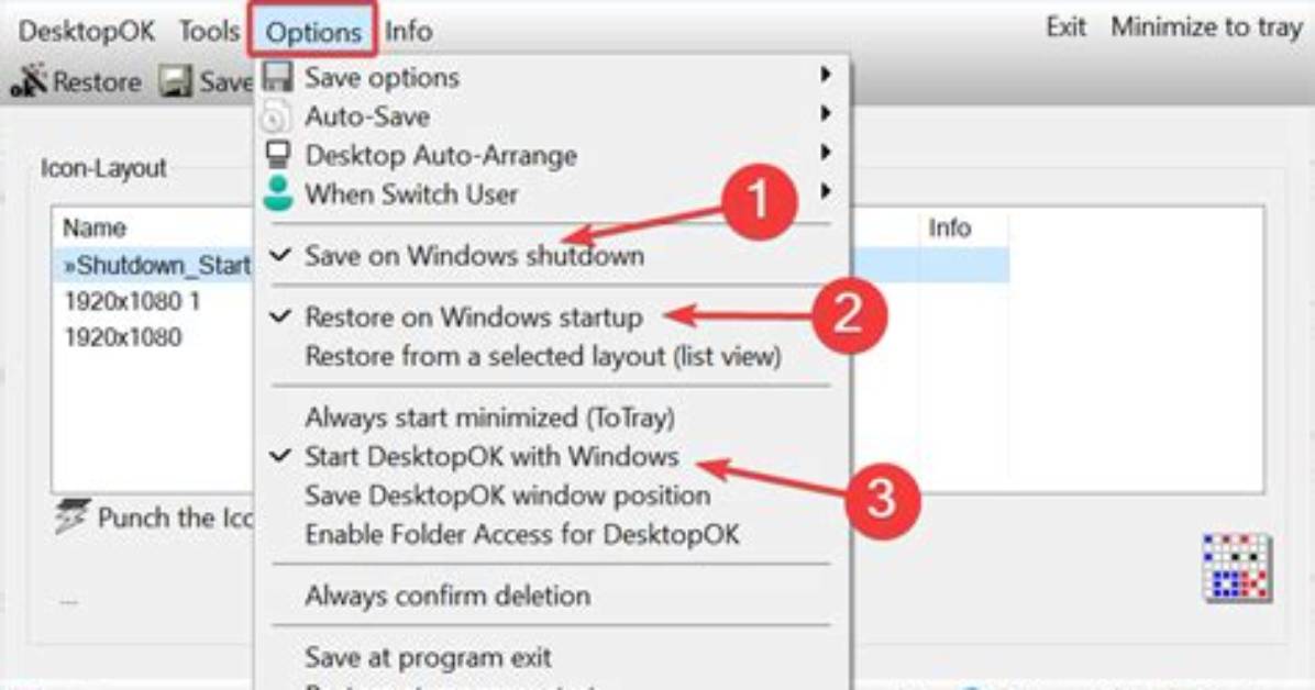 How Do I Save My Desktop Layout in Windows 7?
