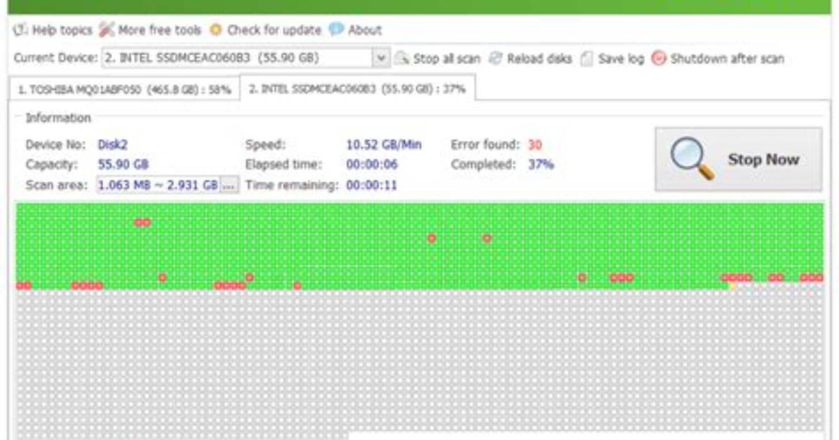 How Do I Scan a Disk for Storage in Linux?