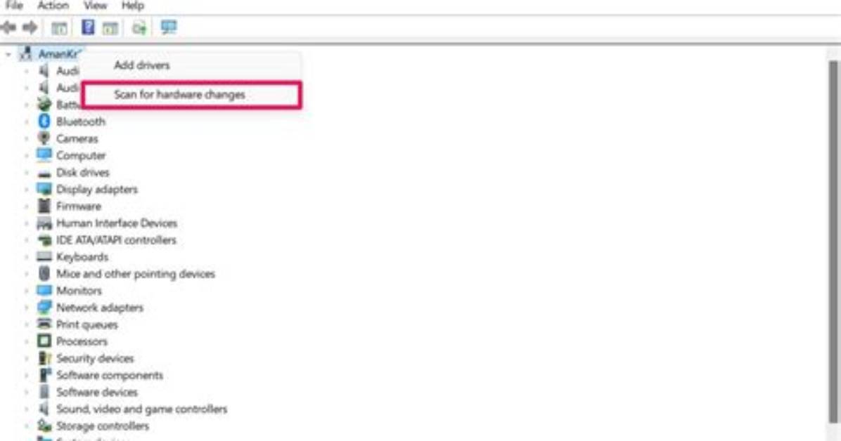 How Do I Scan for Hardware Changes in Windows 10?