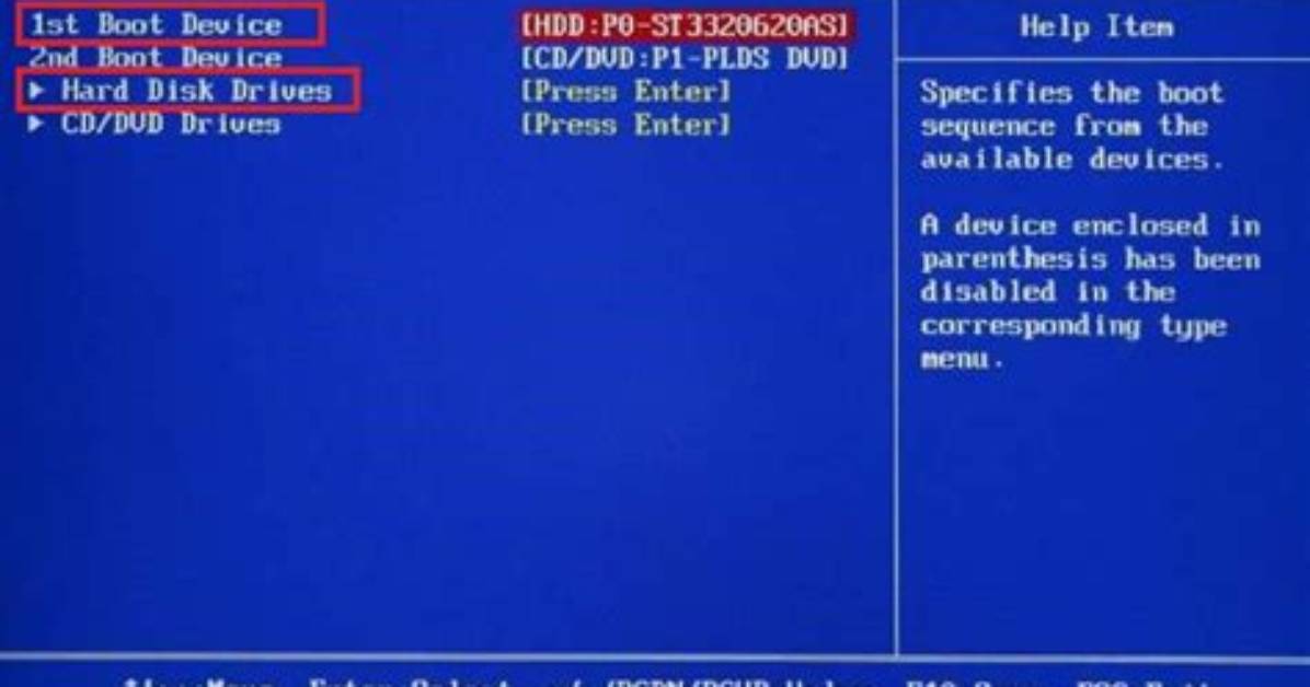 How Do I Select Boot Drive in Windows 7?