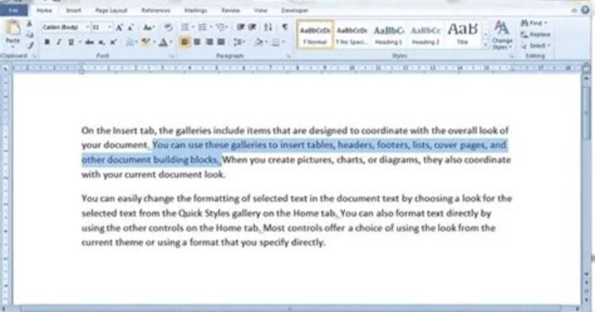 How Do I Select Text in Ms Paint?