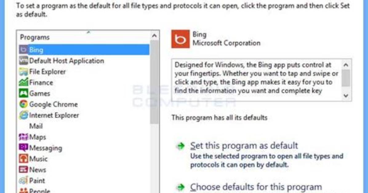How Do I Set Default Programs in Windows 7?