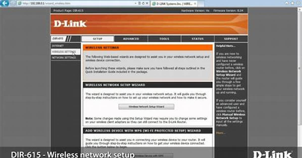 How Do I Setup My Dir 615 Wireless Router?