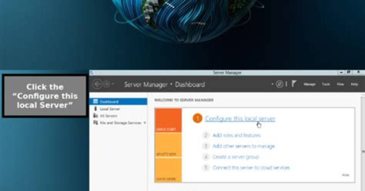 How Do I Setup Server Manager in Windows 10?