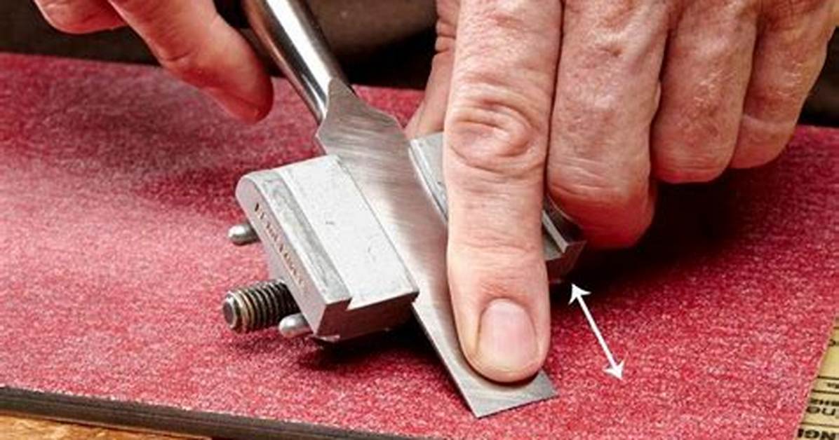 How Do I Sharpen a Chisel