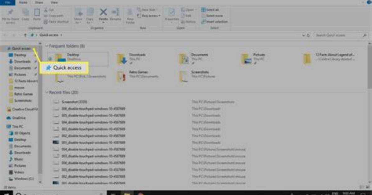 How Do I Show the Quick Access Toolbar in Windows 10?