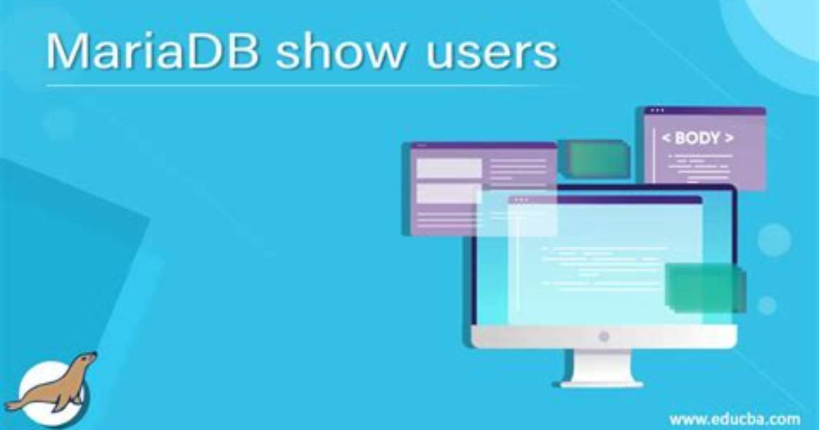 How Do I Show Users in Mariadb