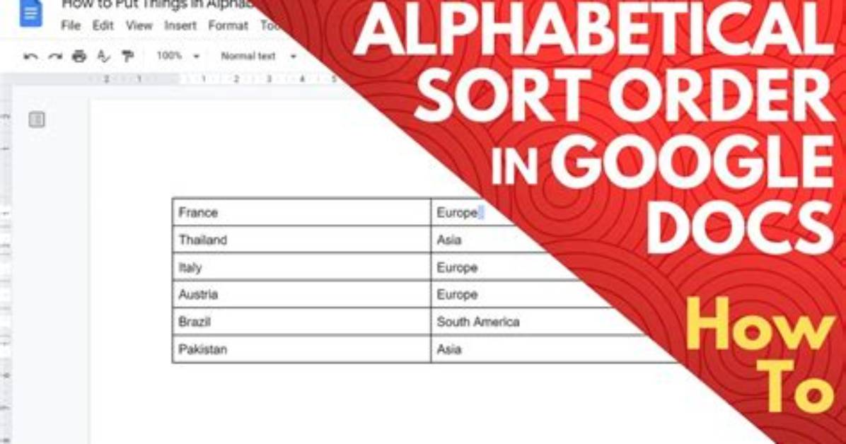How Do I Sort by Alphabetical Order in Linux?