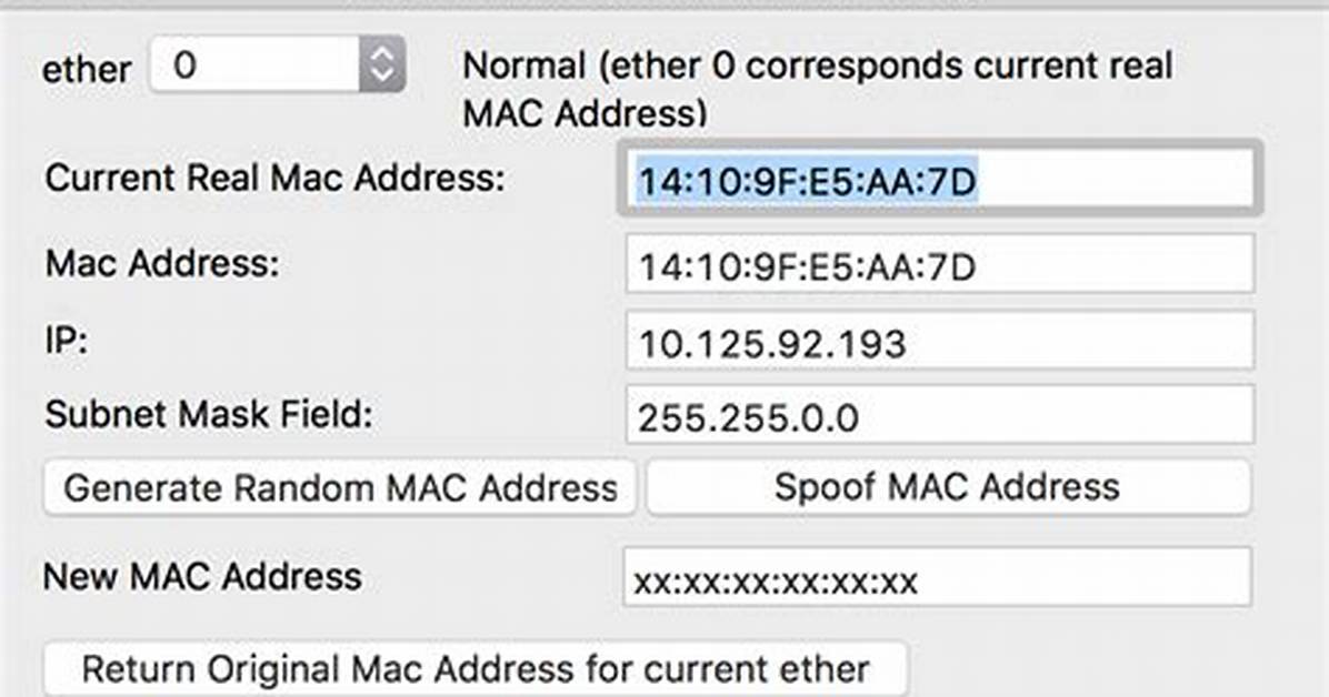 How Do I Spoof My Mac Address Windows 10?