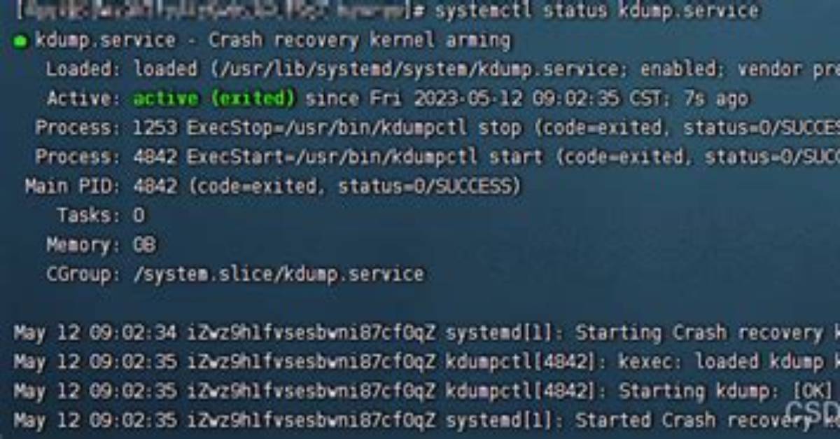 How Do I Start Kdump Service in Linux?