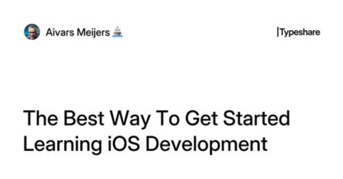 How Do I Start Learning iOS Development?