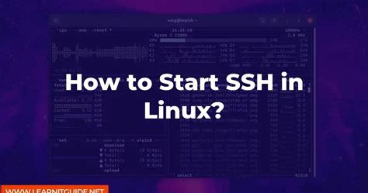 How Do I Start Ssh on Linux?