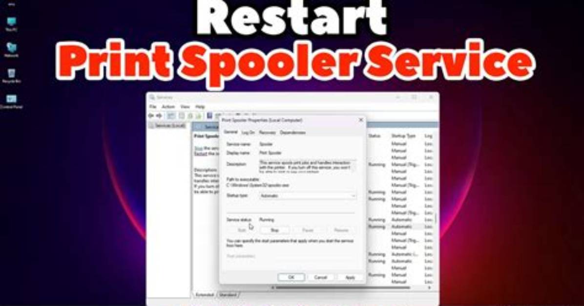 How Do I Start the Print Spooler in Windows 10?