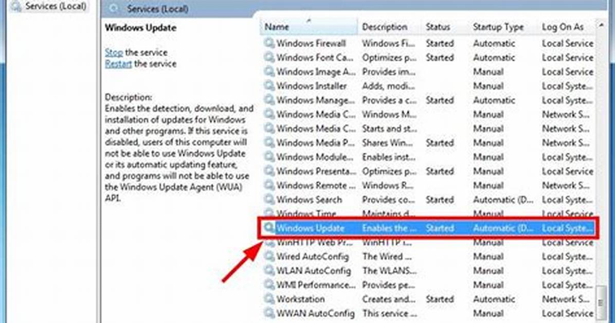 How Do I Start Windows Update Service in Windows 10?