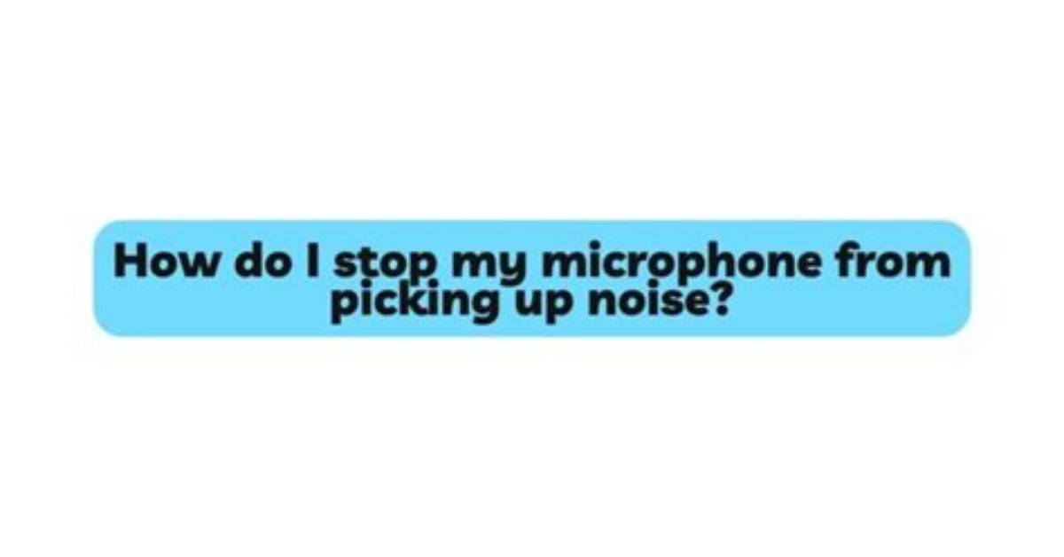 How Do I Stop My Microphone from Auto Adjusting Linux?