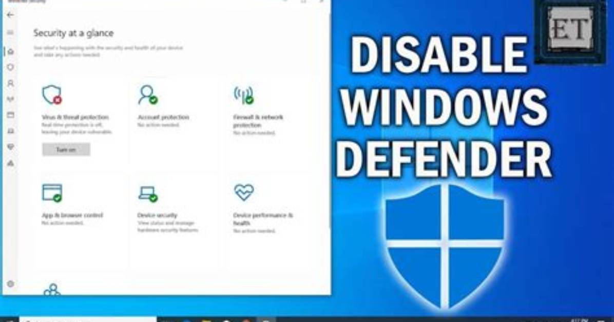 How Do I Stop Windows Defender Updates?