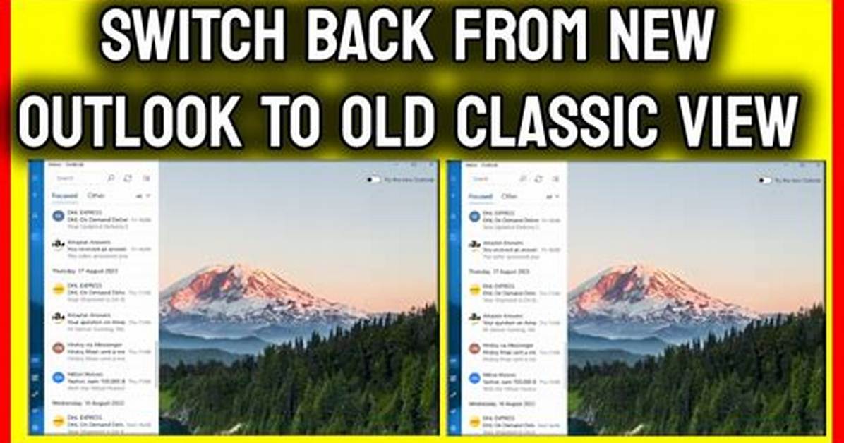 How Do I Switch Back to Classic View in Windows 10?