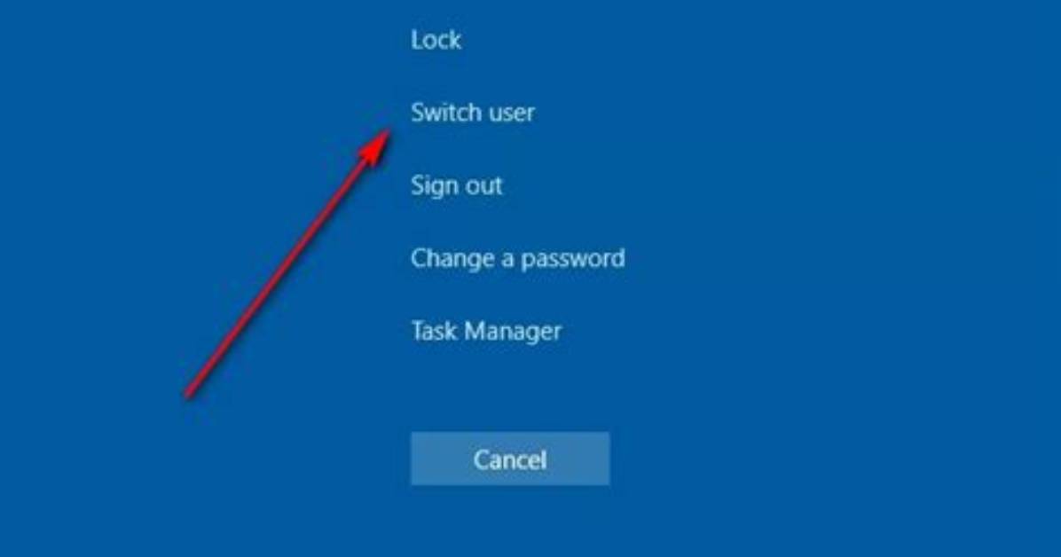 How Do I Switch Users When Windows 10 Is Locked?