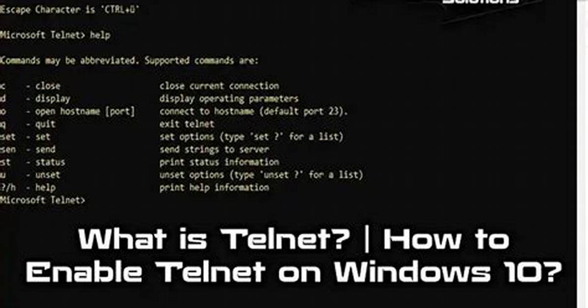 How Do I Telnet in Unix?