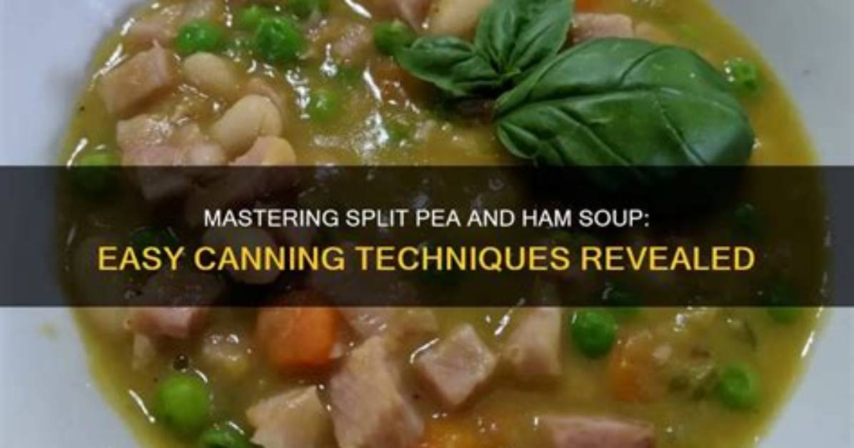 How Do I Thicken Pea and Ham Soup?