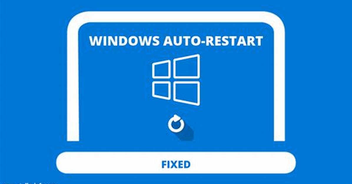 How Do I Turn off Automatic Restart in Windows 7?