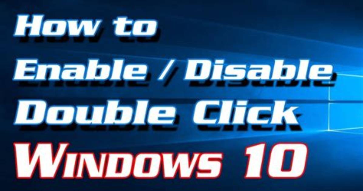 How Do I Turn off Double Click Ios 14?