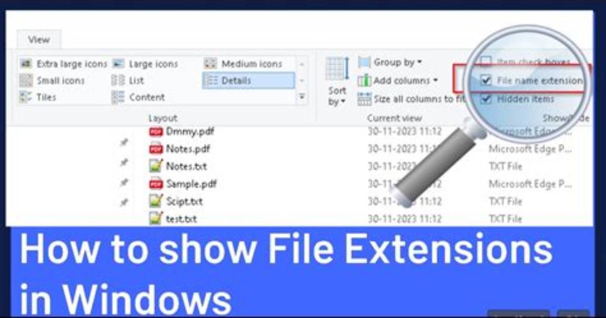 How Do I Turn off File Extensions in Windows 7?