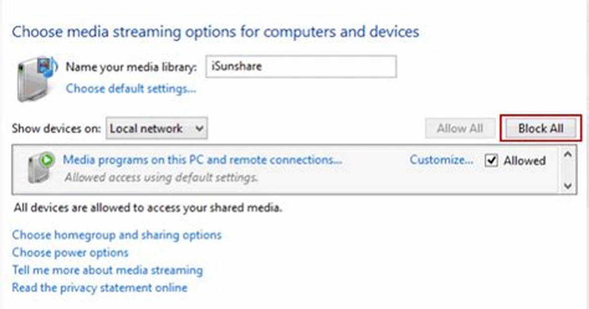 How Do I Turn off Media Streaming in Windows 10?
