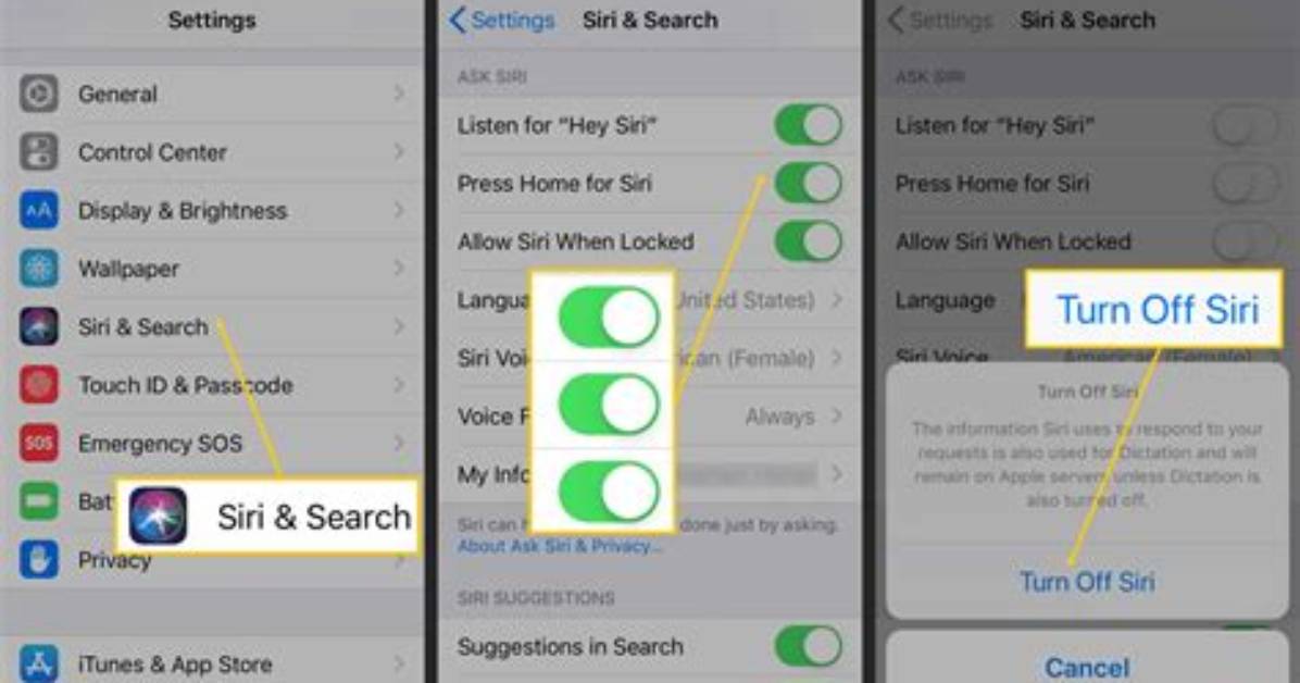 How Do I Turn off Siri iOS 14?