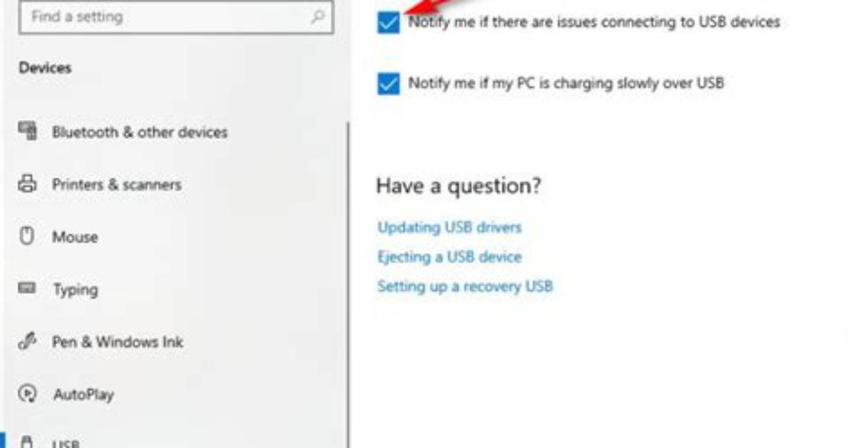How Do I Turn off Usb Notifications Windows 10?